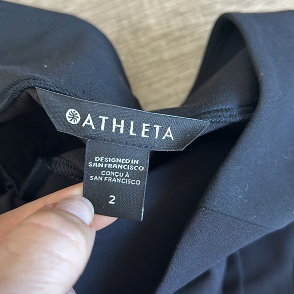 Athleta Endless High Rise Satin Side Panel Pants size 2 - Picture 6 of 8